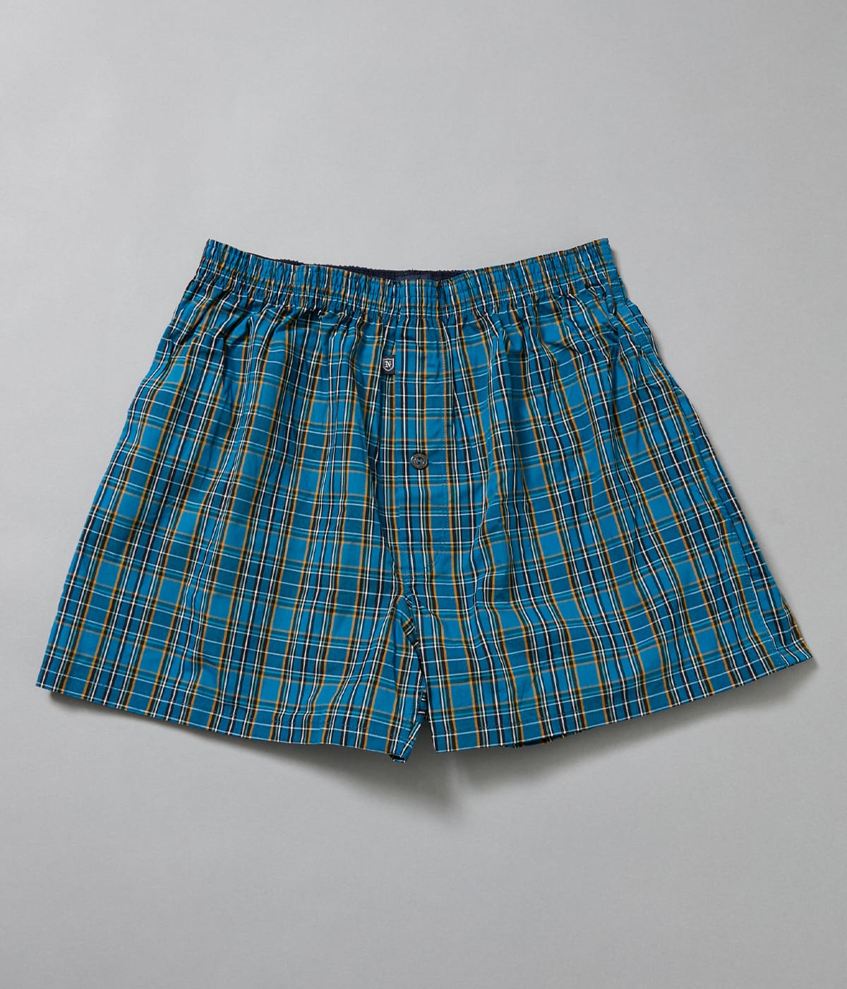 平織 チェック 前開き 布帛トランクス