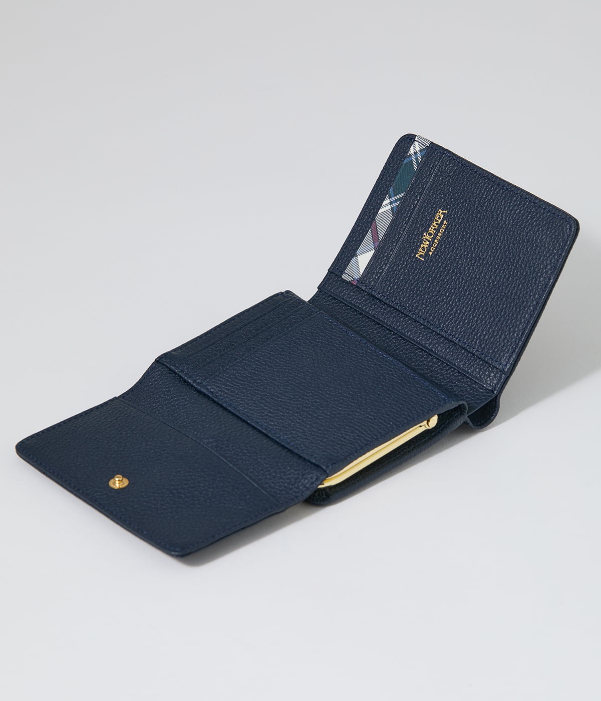 k*g様 NUMBER (N)INE ブラックがま口財布 フラフィー レザーがま口財布(73908946-2026)｜ファッション通販のNY