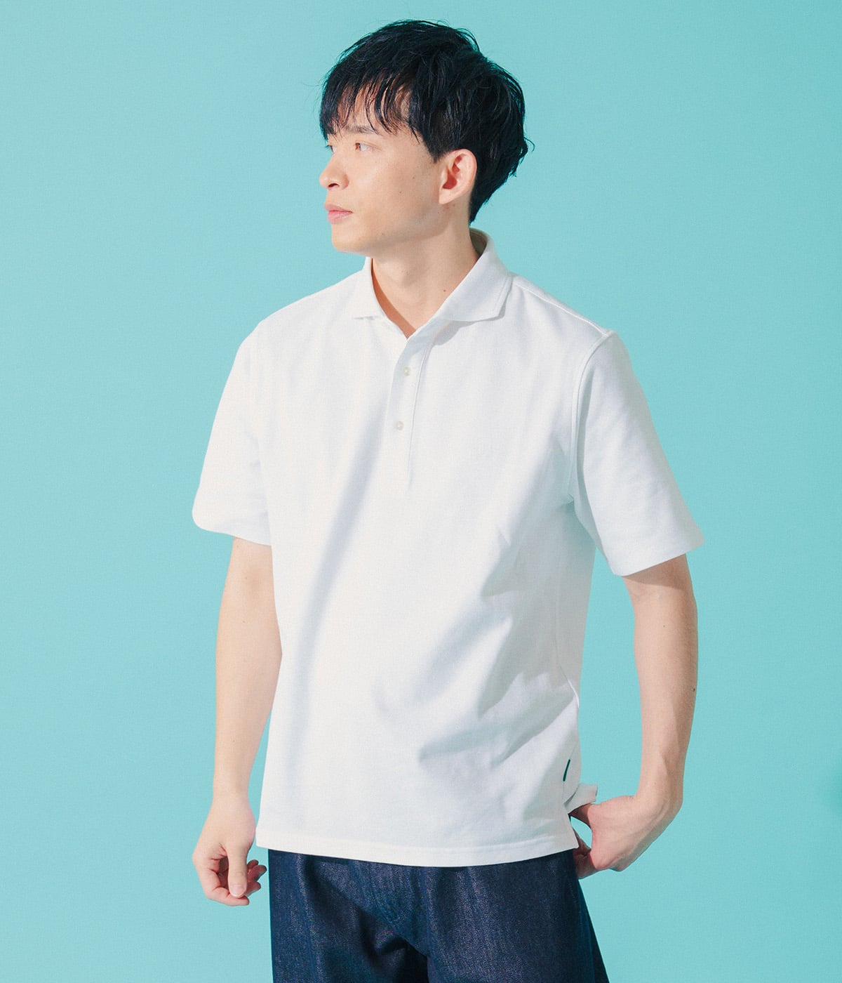 【デイリー・オンオフ】P/Sロゴポロシャツ