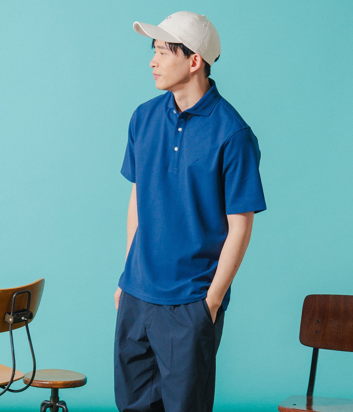 【デイリー・オンオフ】P/Sロゴポロシャツ