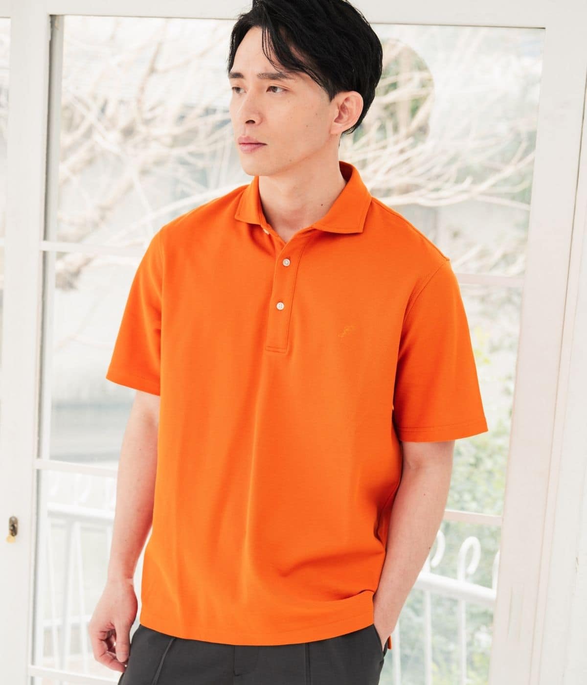 【デイリー・オンオフ】P/Sロゴポロシャツ