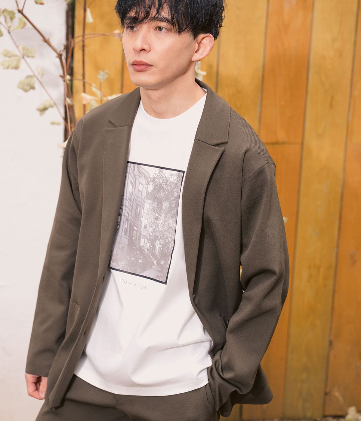 【ウォッシャブル・軽量・ストレッチ・セットアップ可】エフォートレス ニットジャケット