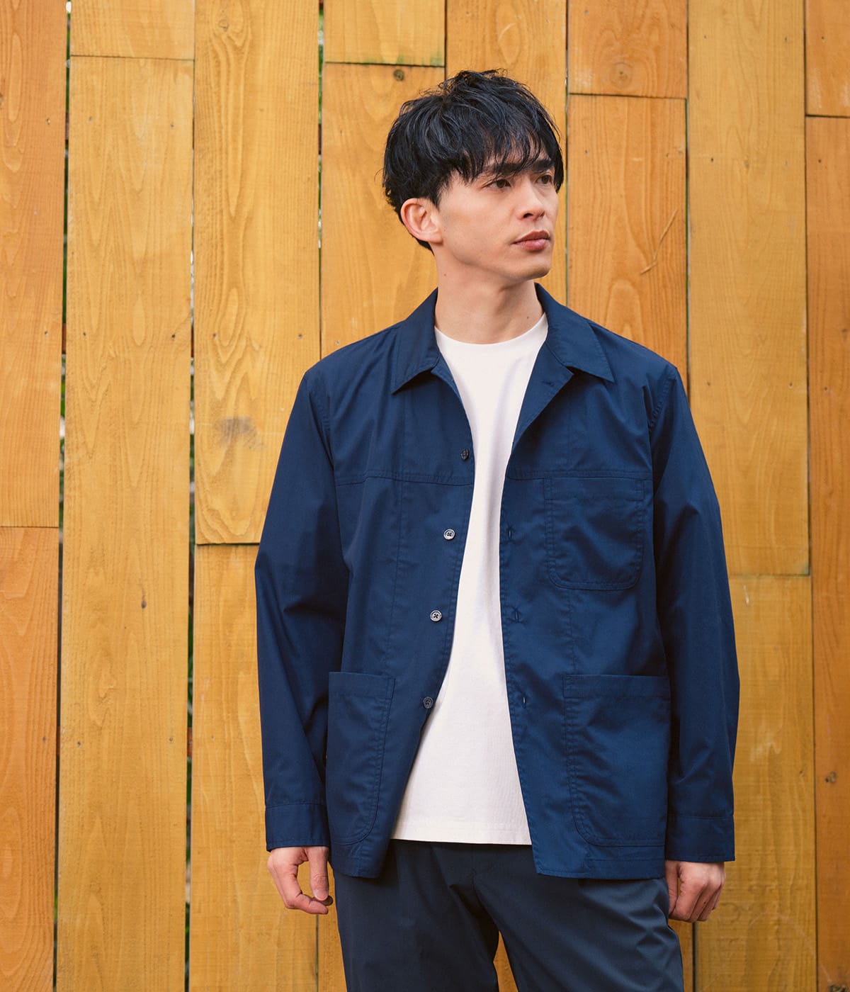 【羽織り・着回し・ロングシーズン対応】ユーティリティシャツ