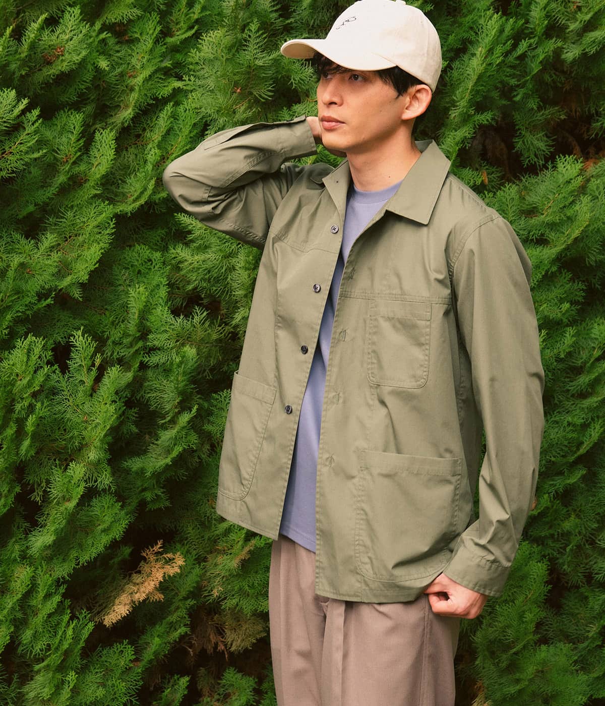 【羽織り・着回し・ロングシーズン対応】ユーティリティシャツ