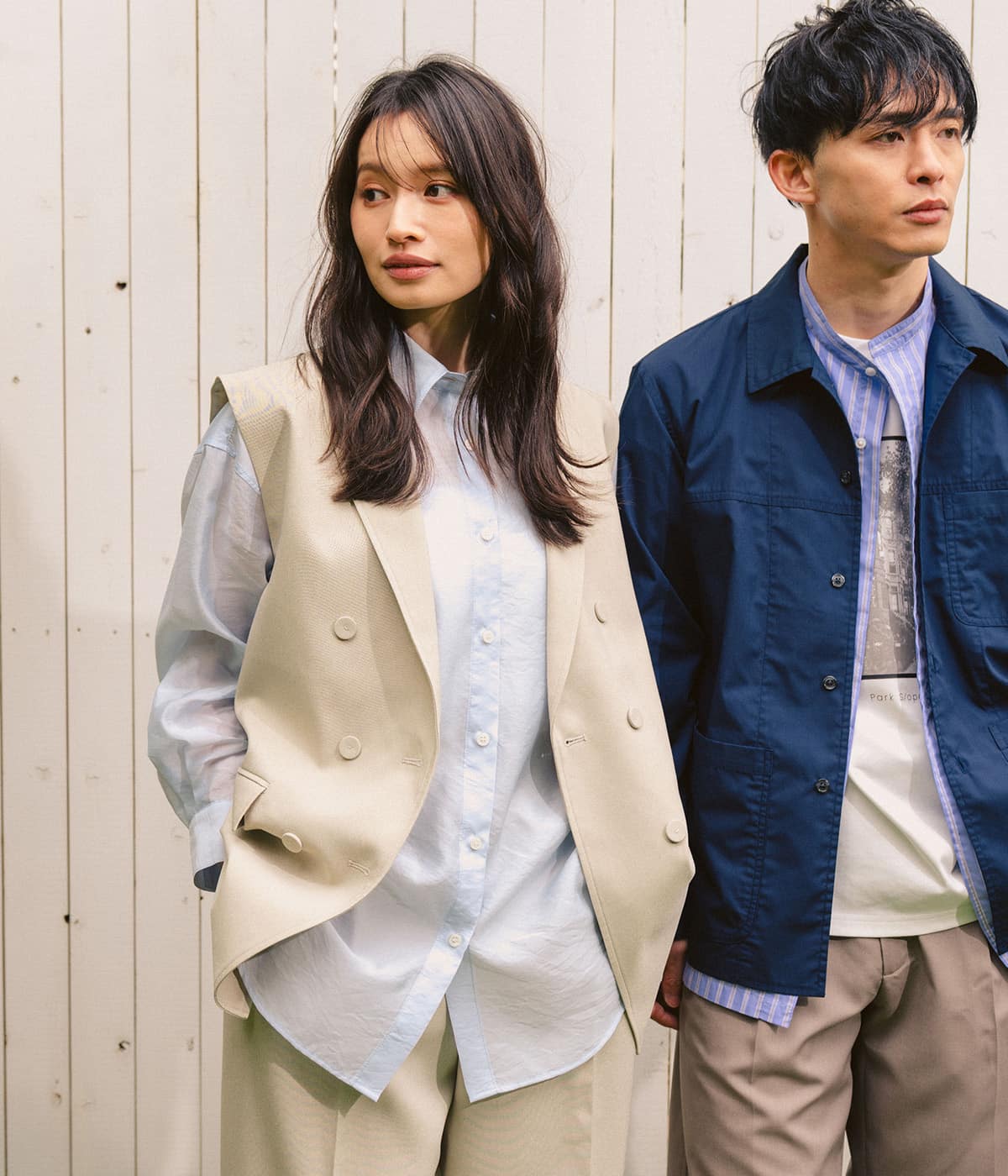 【着回し・日除け・オンオフ】シアーオーバーシャツ