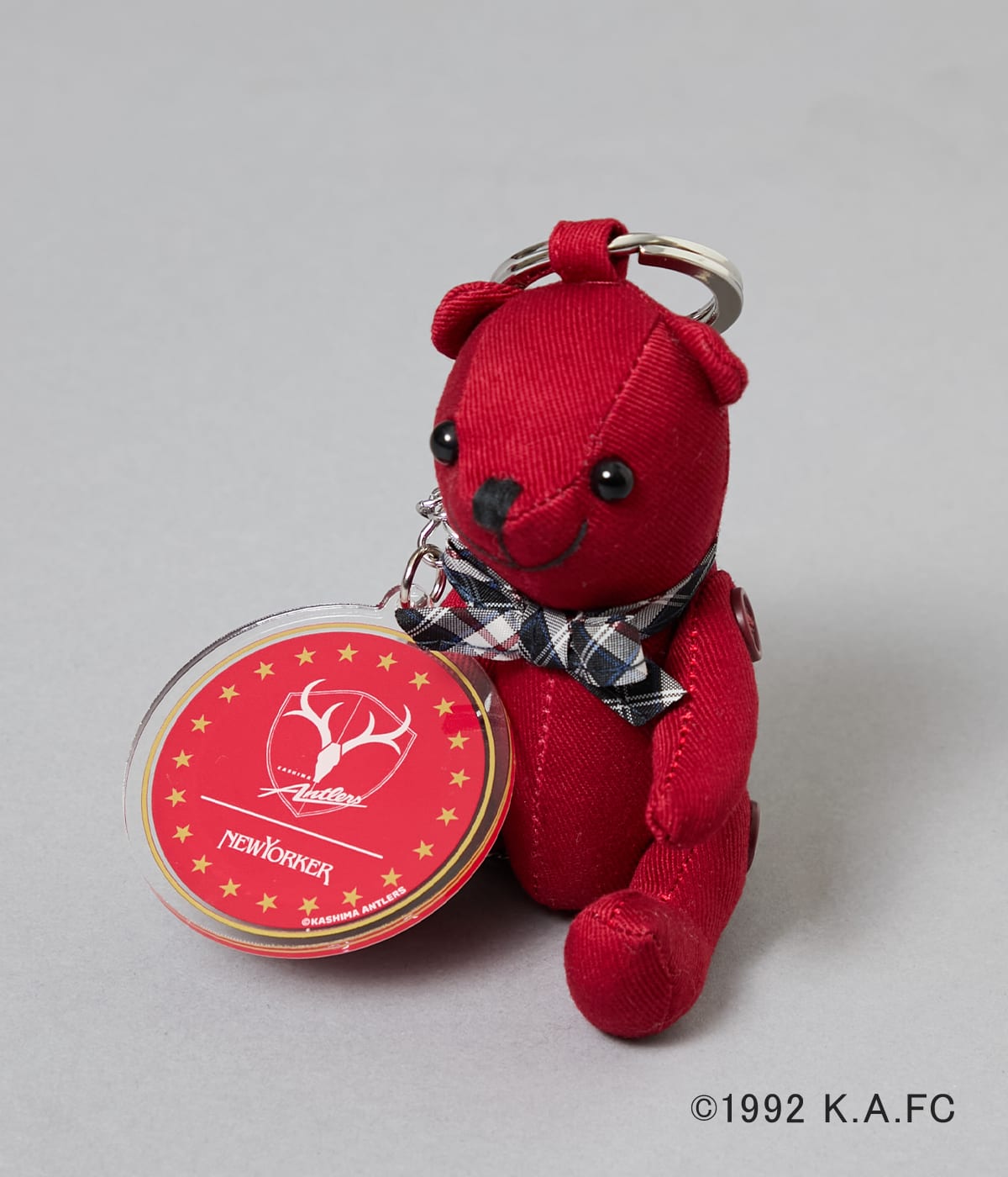 【鹿島アントラーズ】アントラーズレッド ベアチャーム