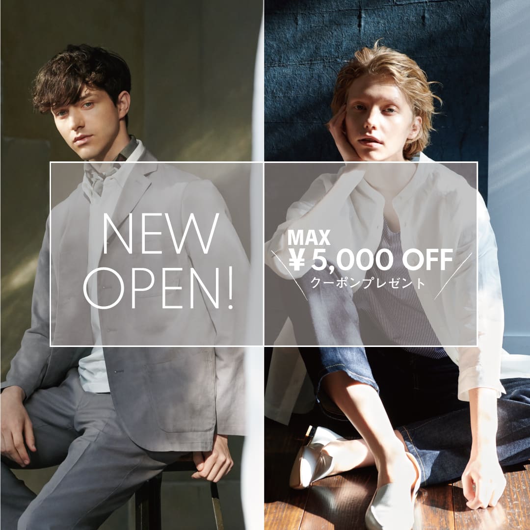 NEW SHOPオープン記念！最大5,000円OFFクーポンプレゼント！