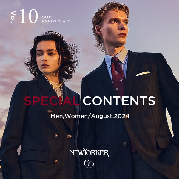 【特集公開】「ニューヨーカータータン」をシャドーで表現したスペシャルなブレザーが登場。