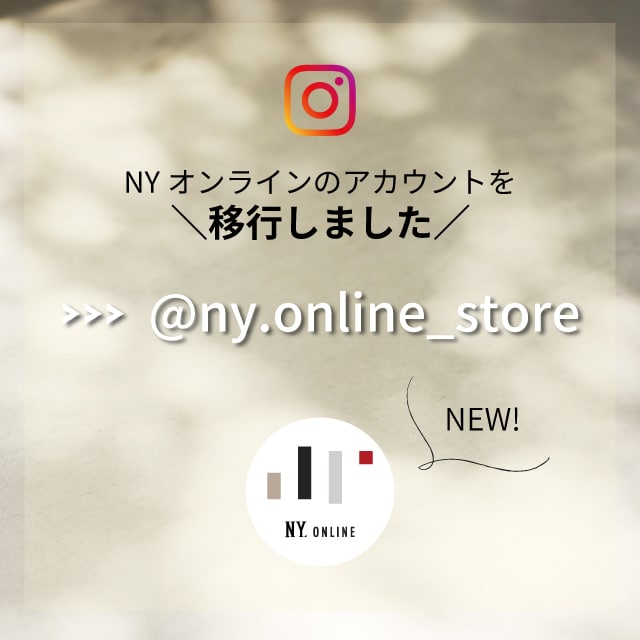 【Instagram】NYオンラインのアカウントを移行しました