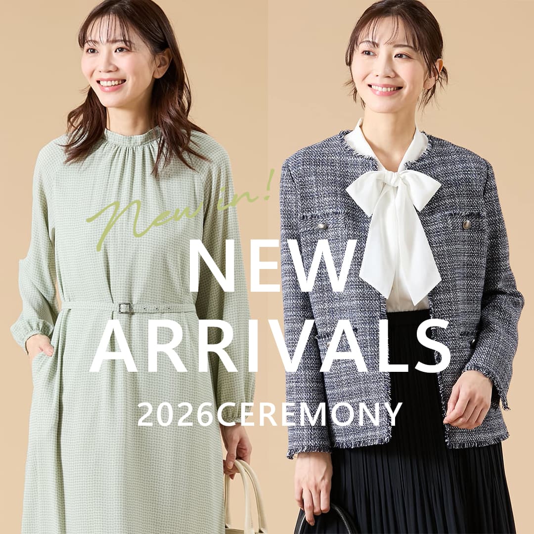 【NEW ARRIVALS】NEWYORKER WOMENセレモニーアイテムが入荷いたしました。