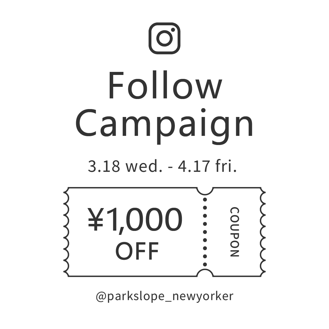 3月18日（水）オープン！「Park Slope NEWYORKER」