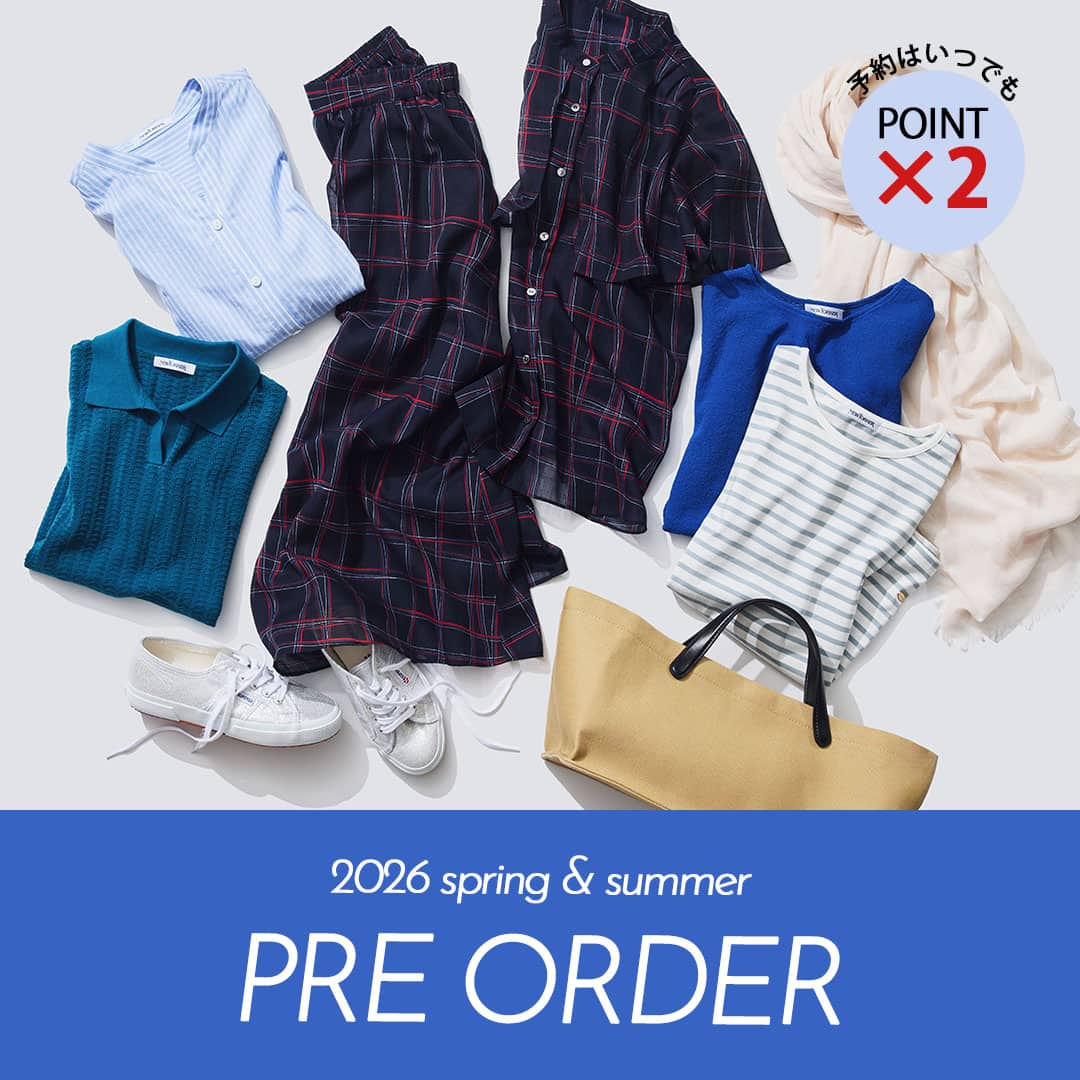 【予約商品ポイント2倍】NEWYORKER春新作アイテムをチェック！