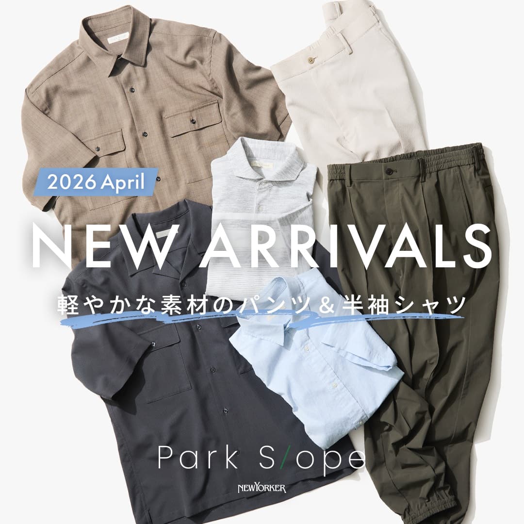 【Park Slope men】4月アイテム新入荷！