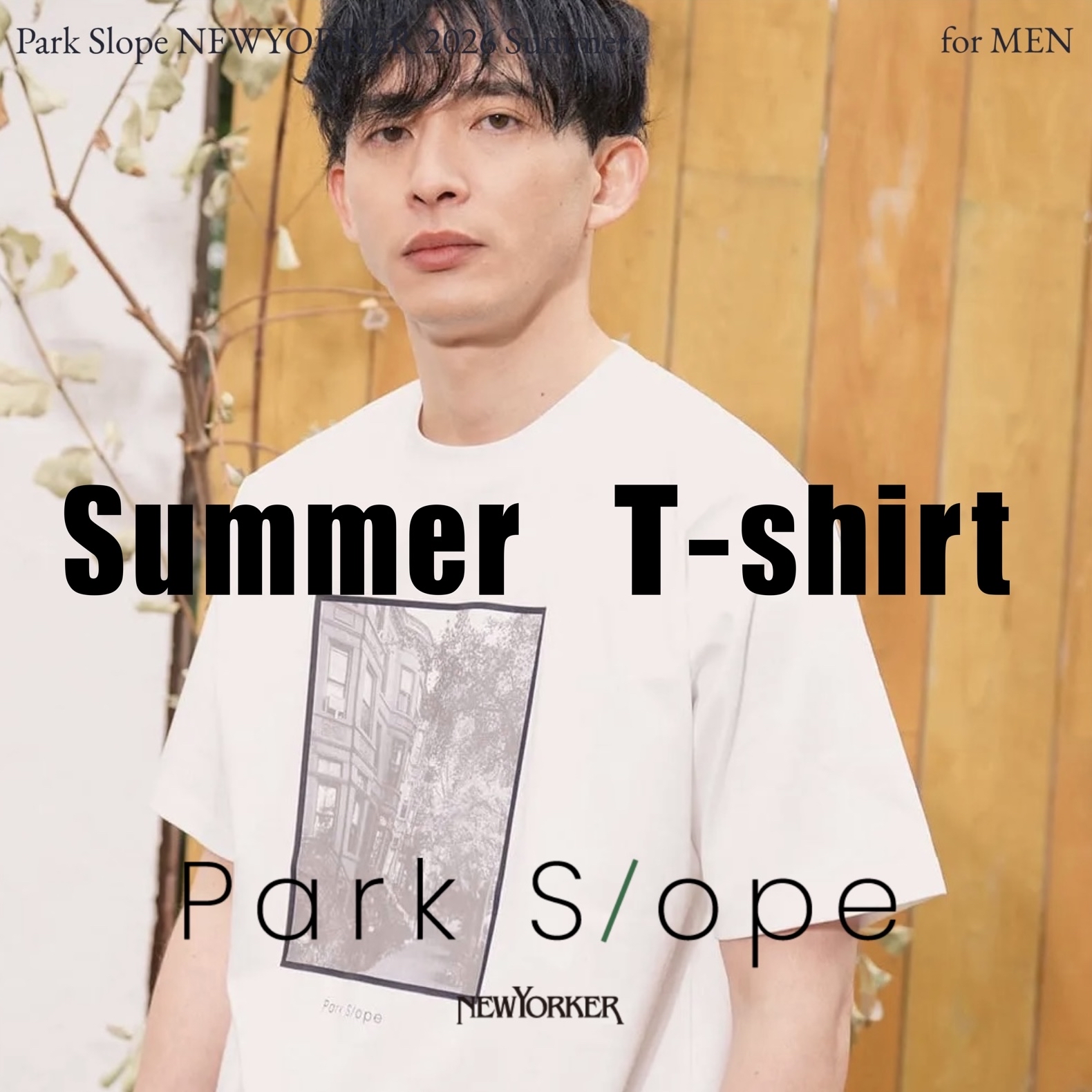 【Park Slope men】今すぐ取り入れたい、プリントT＆ニットT