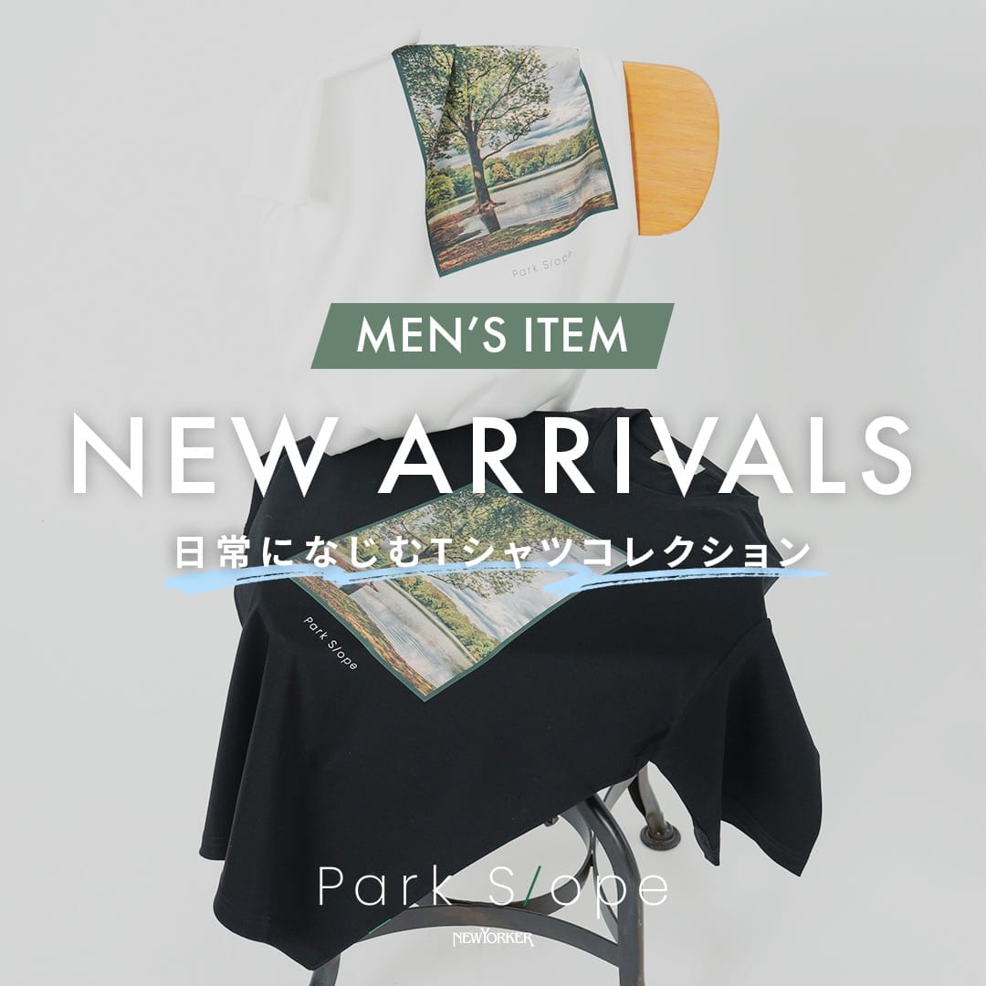 【Park Slope】メンズTシャツ新入荷!