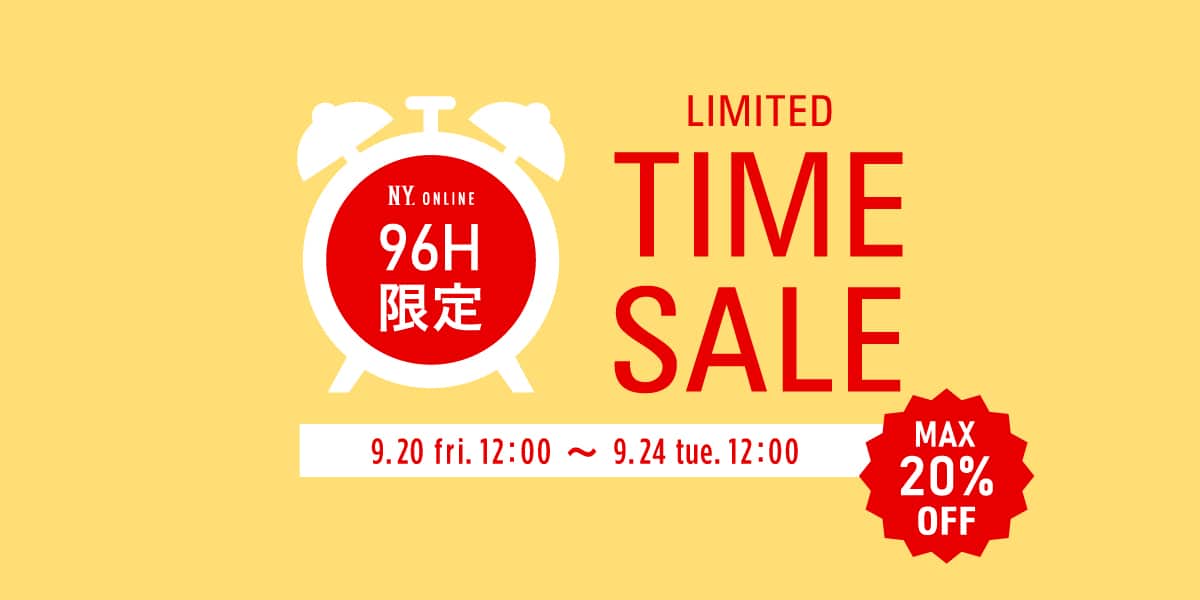 LIMITED TIME SALE MAX20%OFF