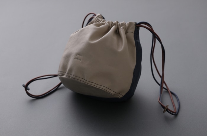 【コラボレーション】genten×NEWYORKERアップサイクル巾着バック