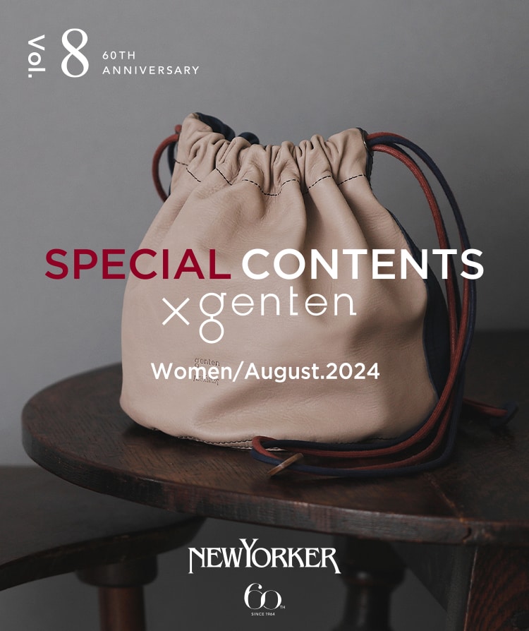 NEWYORKER60周年 SPECIAL CONTENTS × genten