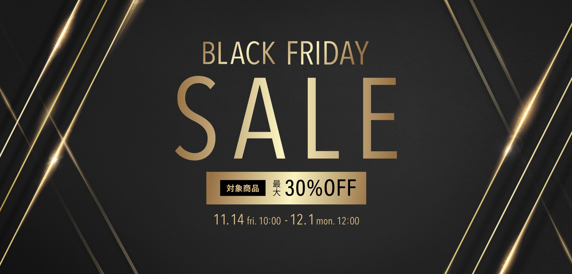 BLACK FRIDAY SALE