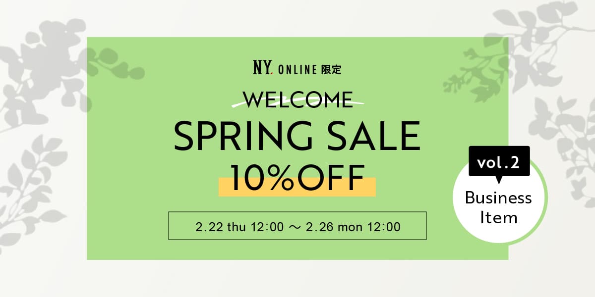 WELCOME SPRING SALE 10%OFF vol.2