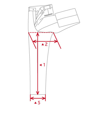 men’s パンツ・スーツ組下  サイド