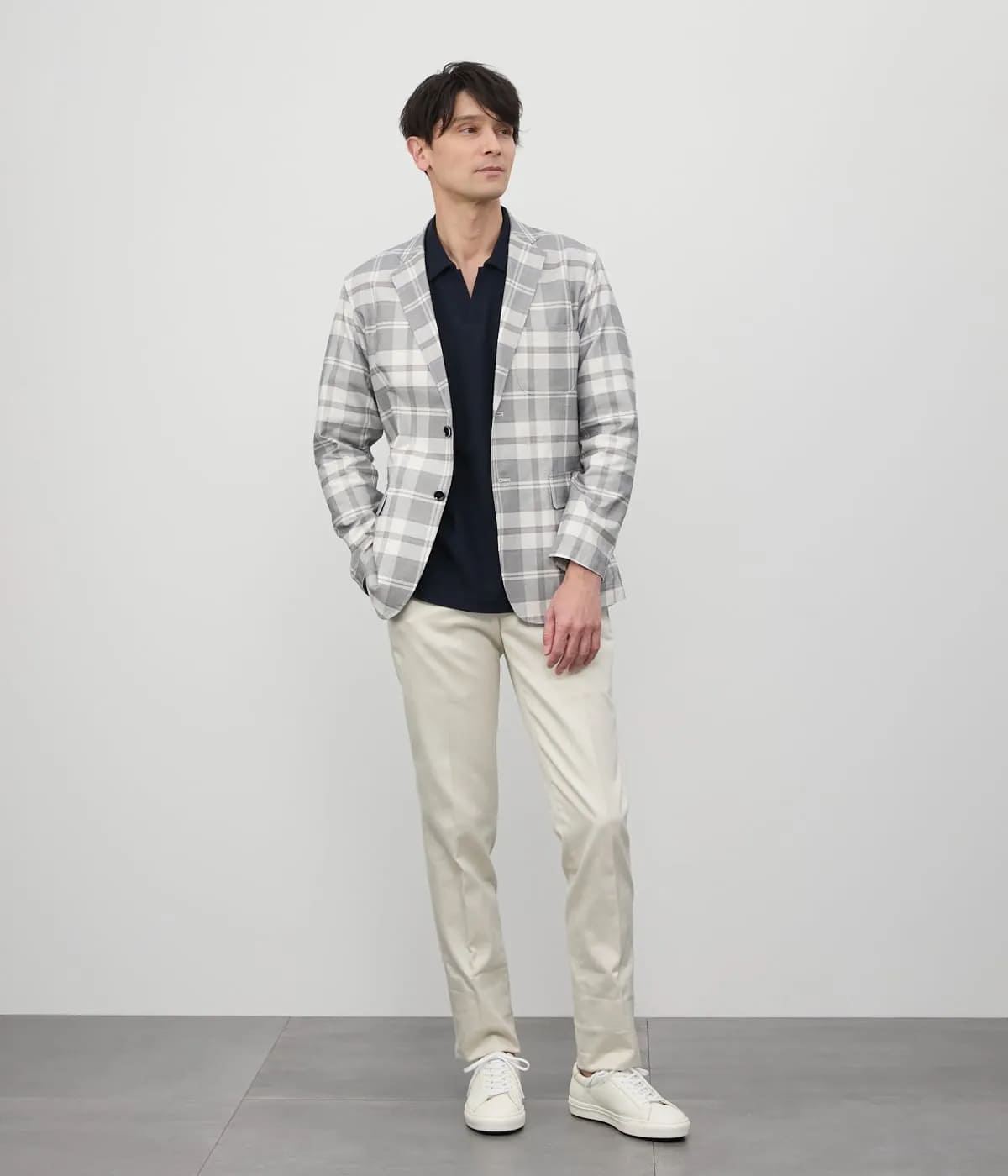 レストラン × スキッパーポロシャツ
