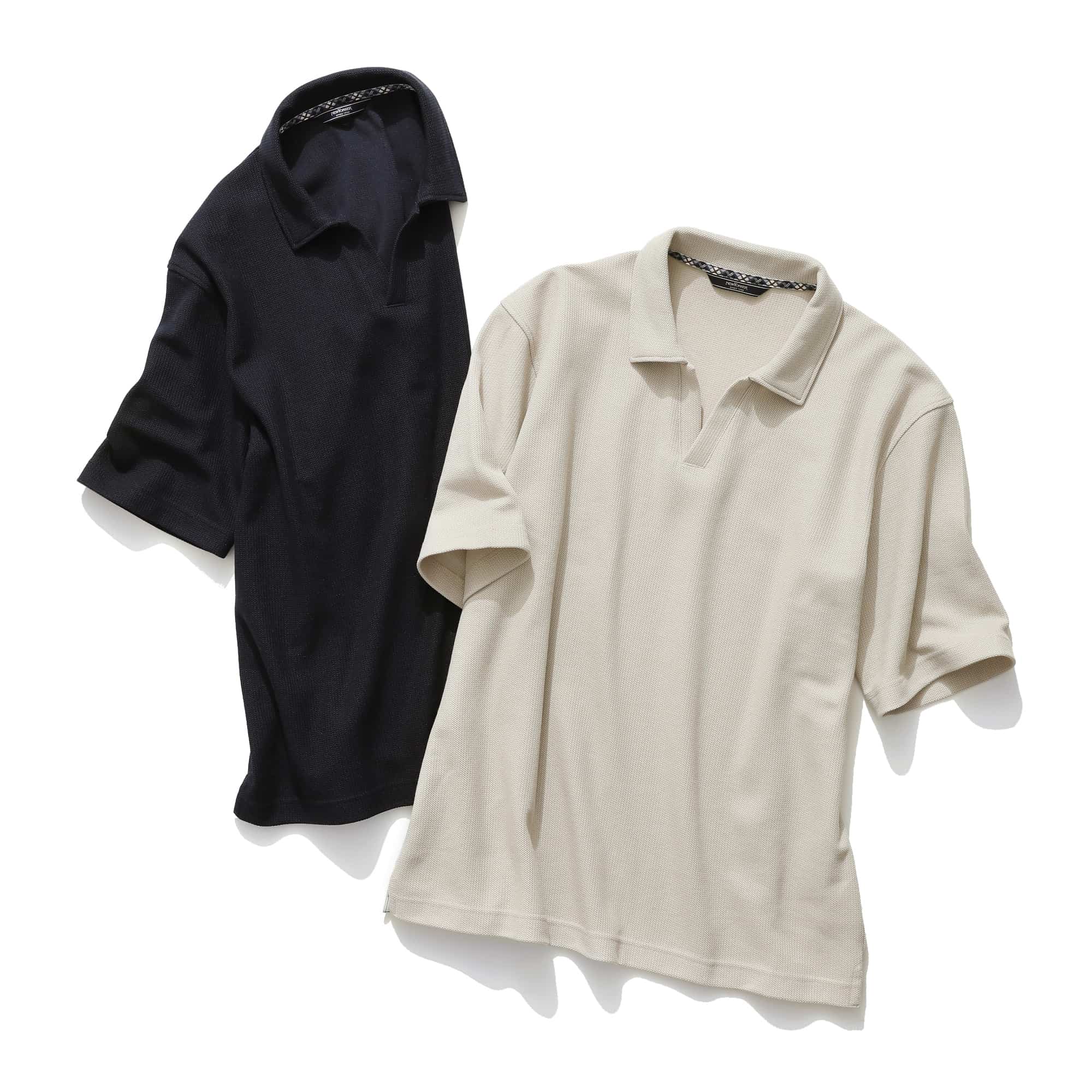 【 I COTONI DI ALBINI】スキッパーポロシャツ