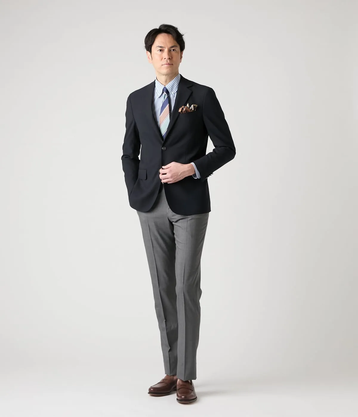 ブレザー×スラックス