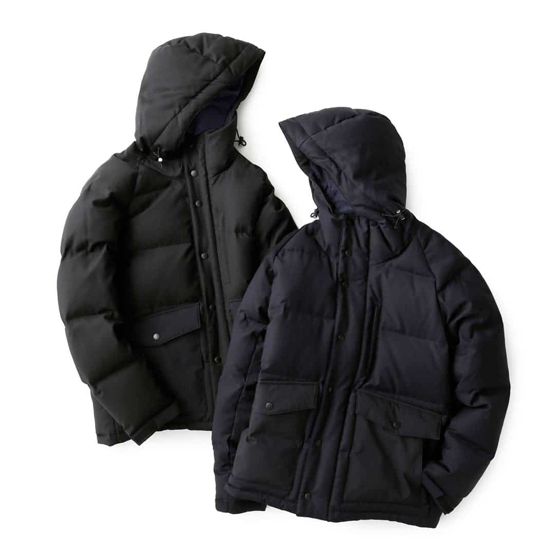 【CERRUTI Super100's】ウールタッサー ショートダウンアウター|ファッション通販のNY.online