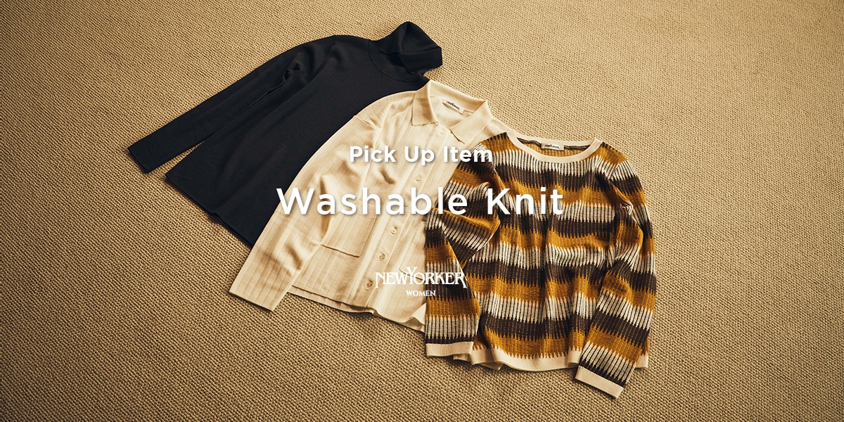“PICK UP ITEM“Washable Knit｜ファッション通販のNY.online