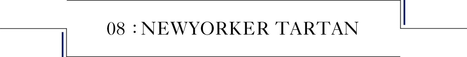 NEWYORKER TARTAN
