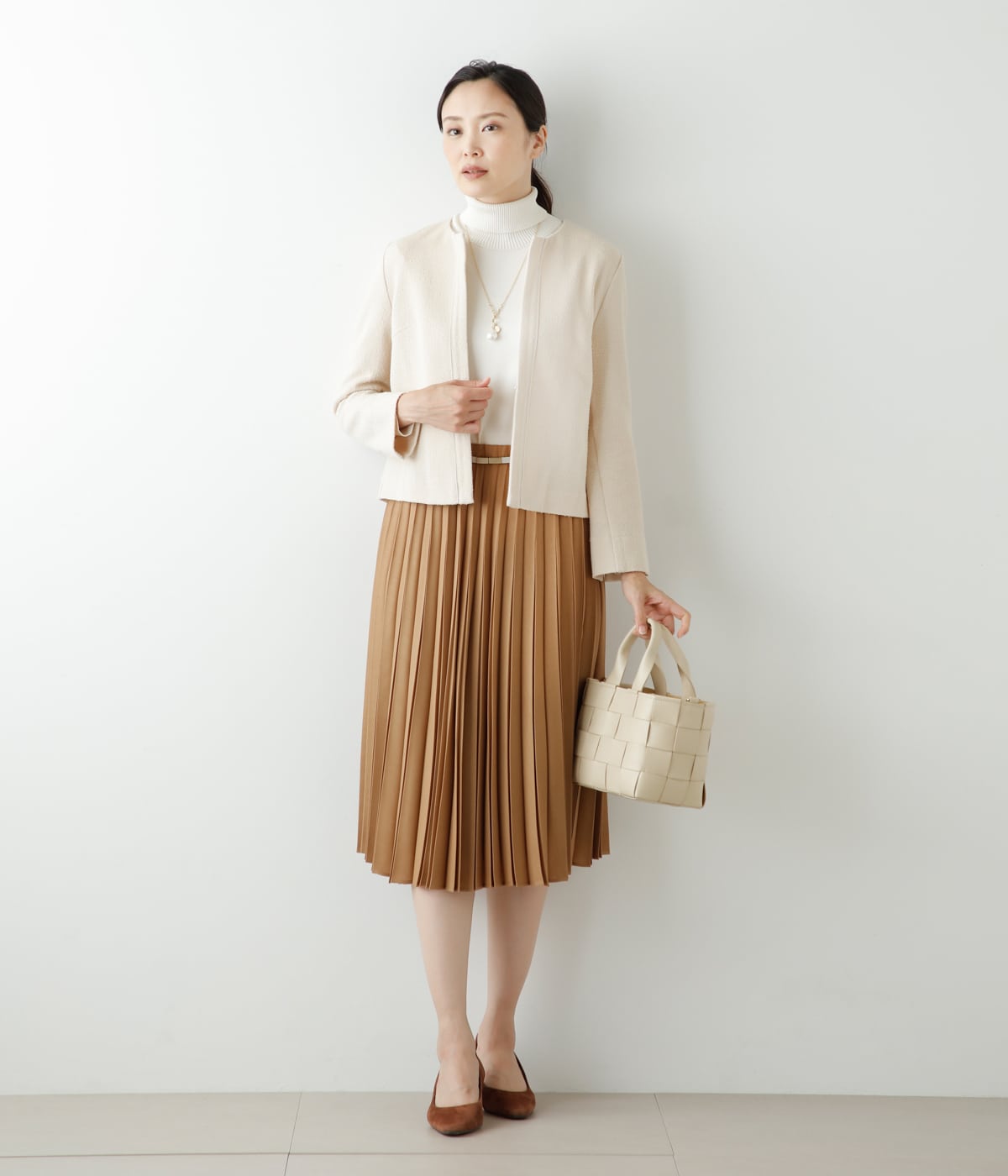 好印象を叶える、きちんと見え楽ちんジャケット