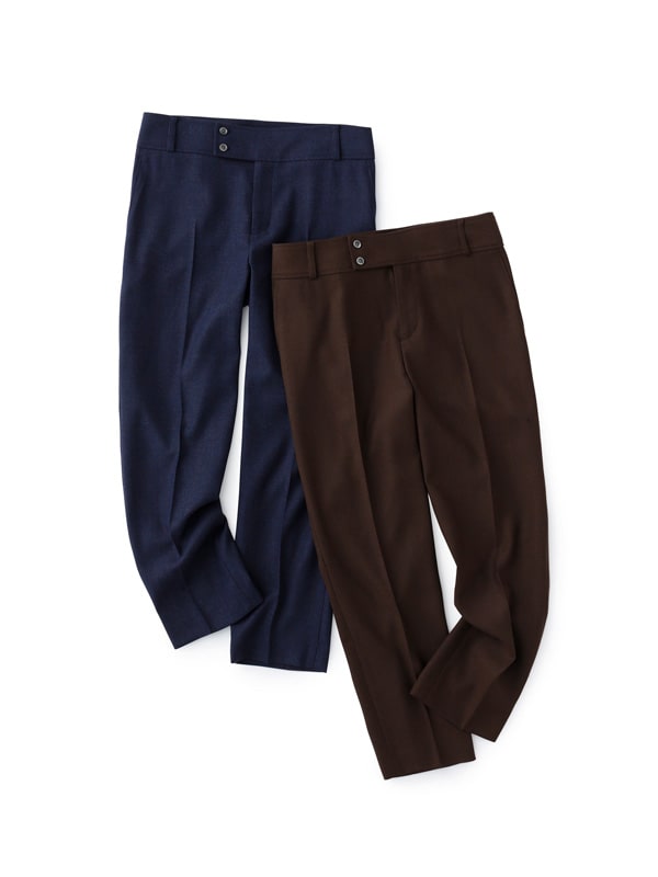 ポリウールダブルクロス ストレッチサブリナパンツ|ファッション通販のNY.ONLINE