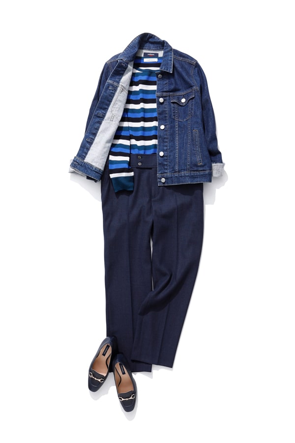 Coordinate 02 ボーダープルオーバーニット|ファッション通販のNY.ONLINE