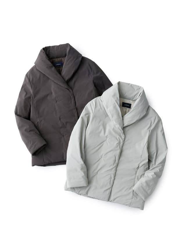 マットタフタ ショールカラーエコダウン|ファッション通販のNY.online