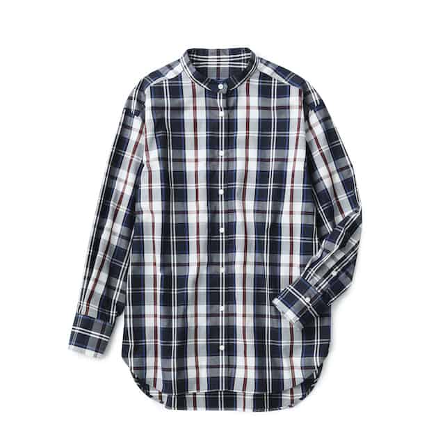 BIGタータン バンドカラーチュニックシャツ|ファッション通販のNY.online