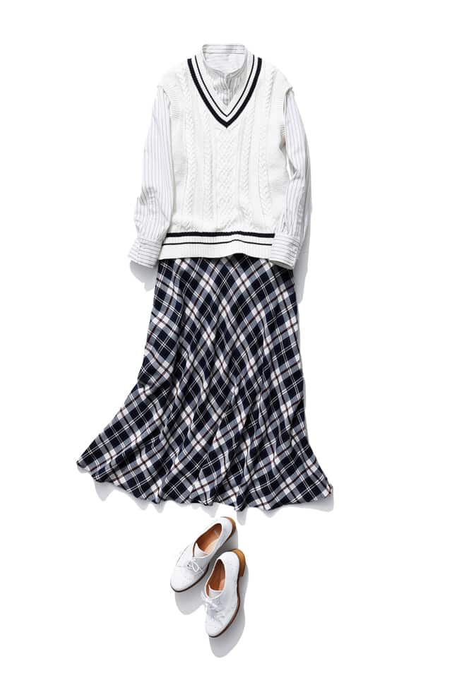 House Tartan 02 Skirt style|ファッション通販のNY.ONLINE