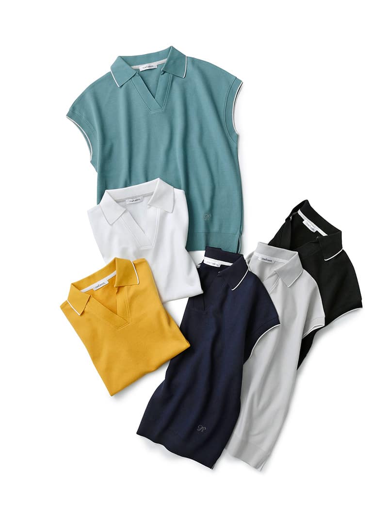 Summer Cut&sewn きちんとスタイルにも使える襟付きカットソー|ファッション通販のNY.online