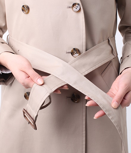 片リボン結び コートのベルトの結び方 レディース ファッション通販のny Online