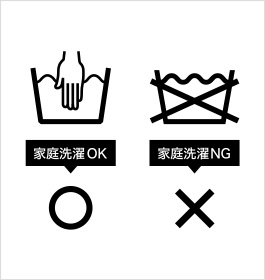 POINT 1 「取扱い絵表示」を確認し、汚れが気になる部分には「前処理」を!