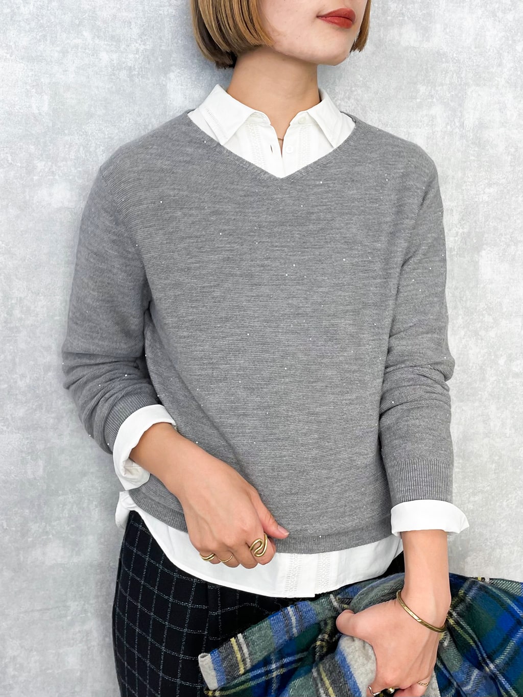 ドットワンピ×ブラックカーデ｜ファッション通販のNY.online