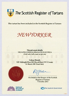 The Scottish Register of Tartans